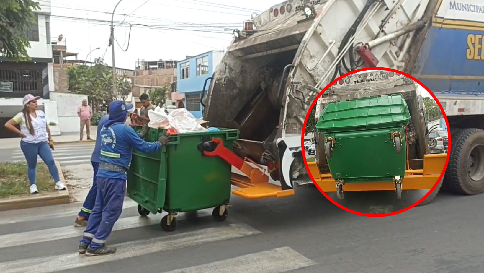 Trujillo: Primera compactadora con alzacontenedor