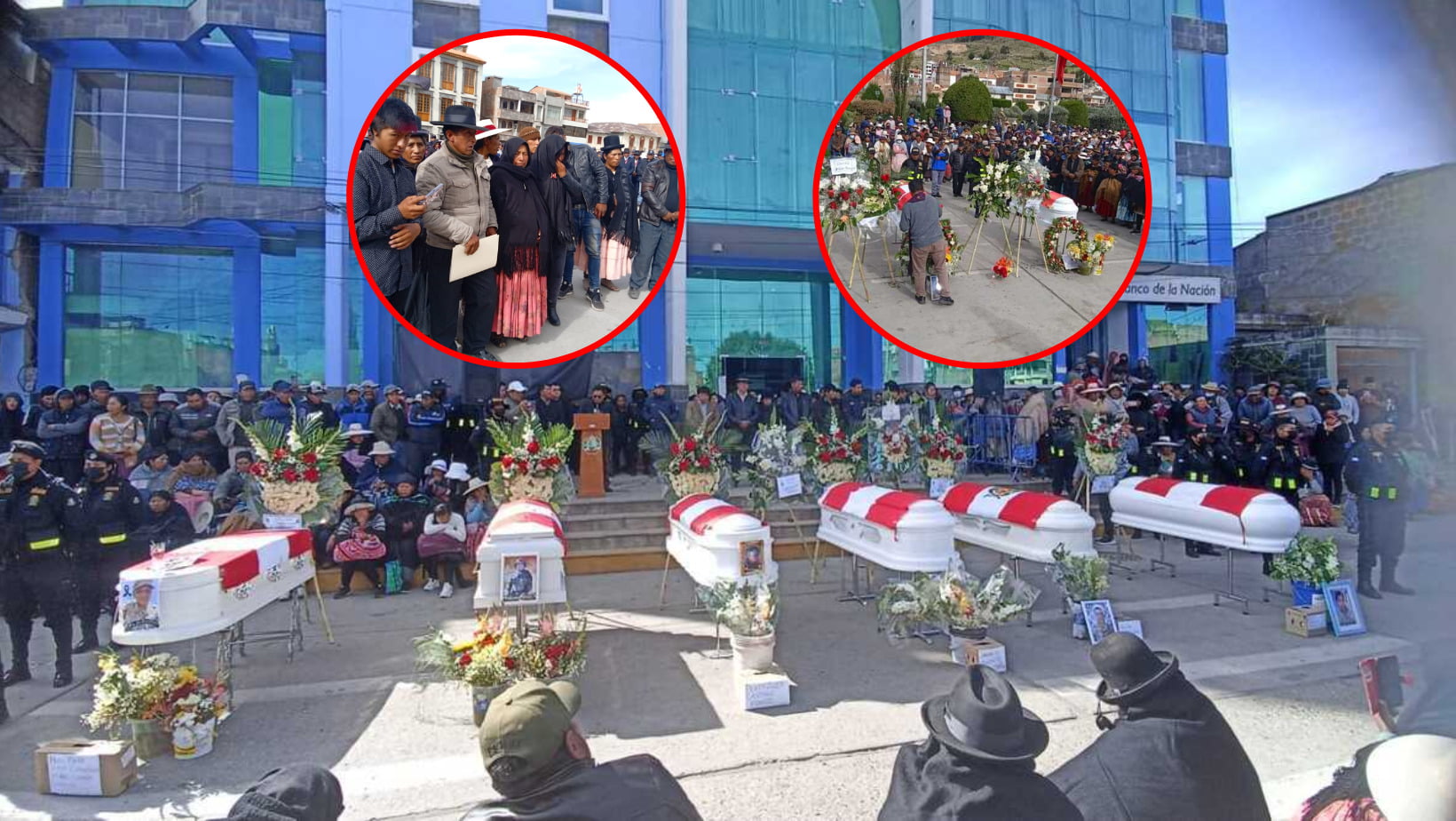 Puno: Velan restos de militares ahogados en el rio Ilave