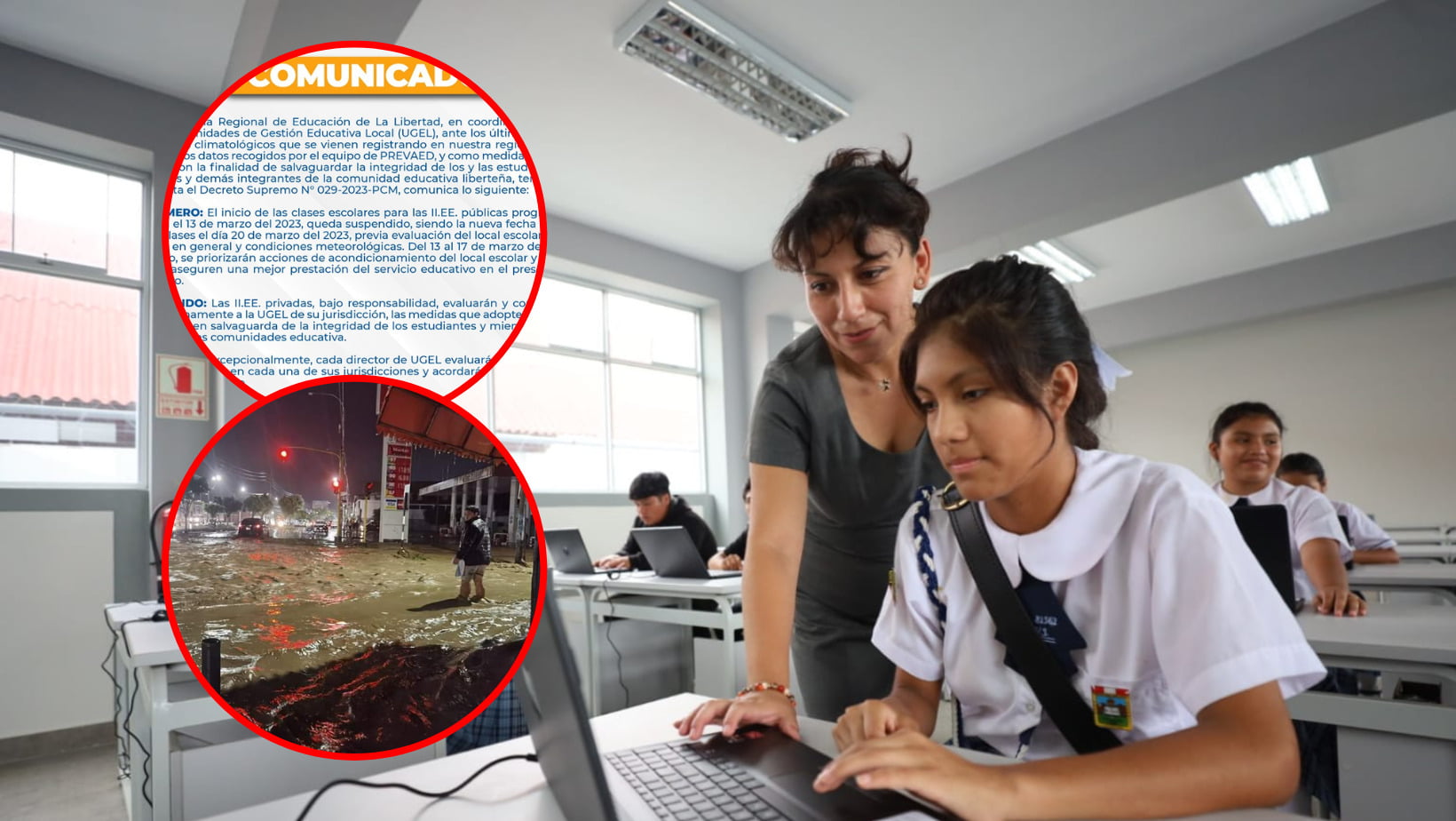 La Libertad: Suspenden inicio de clases escolares