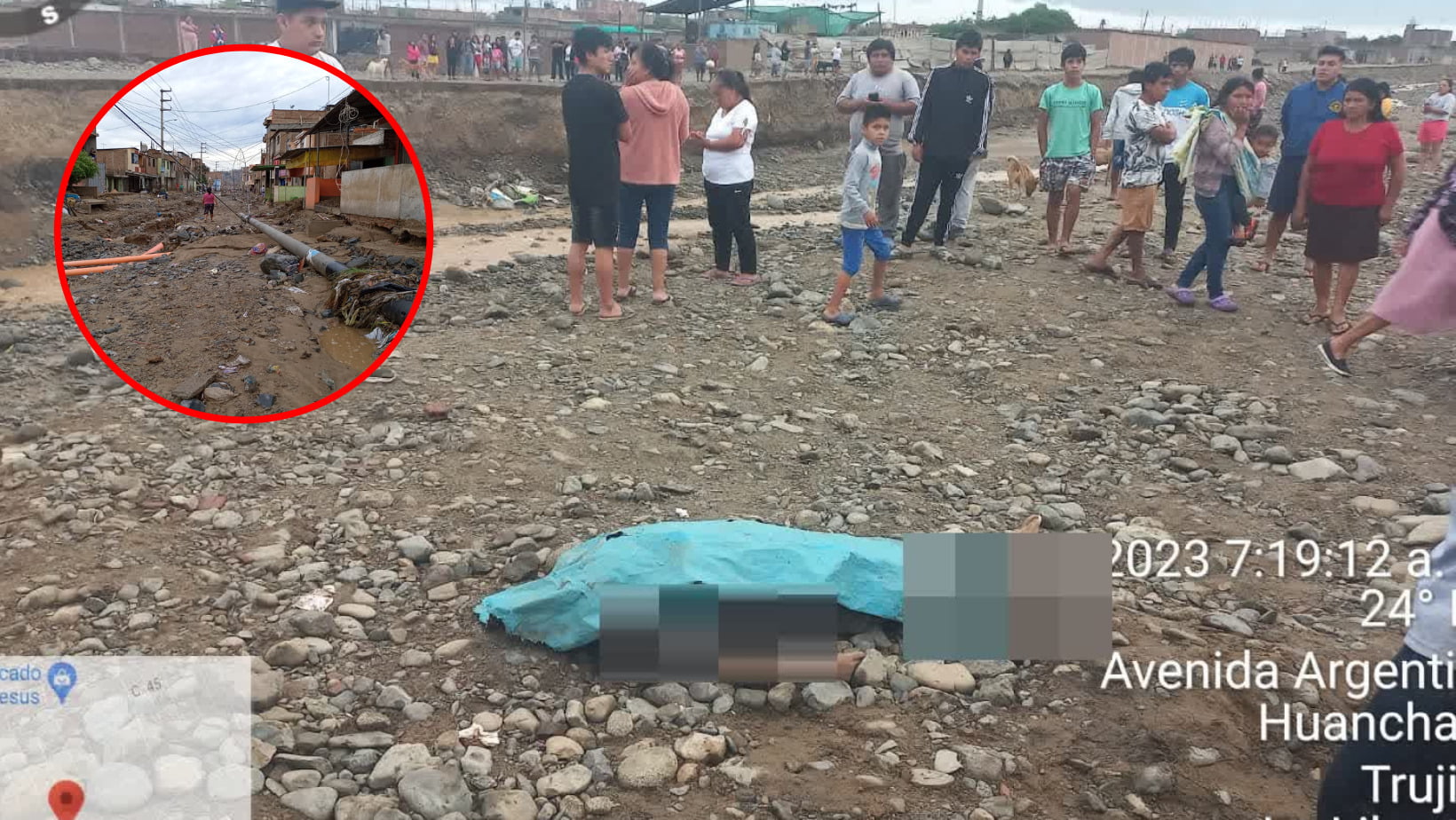 Trujillo: Primera víctima del huaico de la quebrada El León Dormido de El Milagro