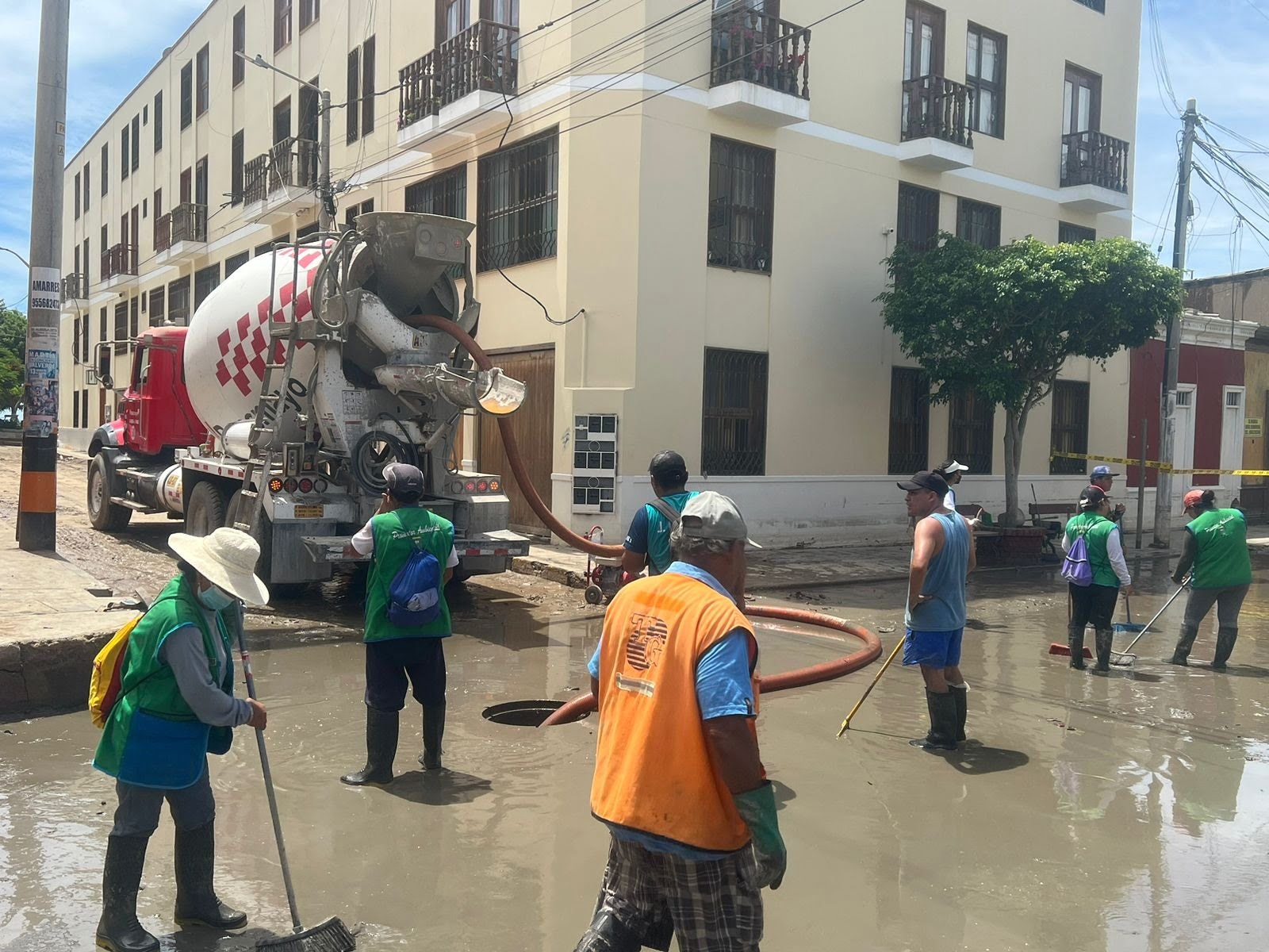 Cementera ejecuta plan de emergencia en Pacasmayo
