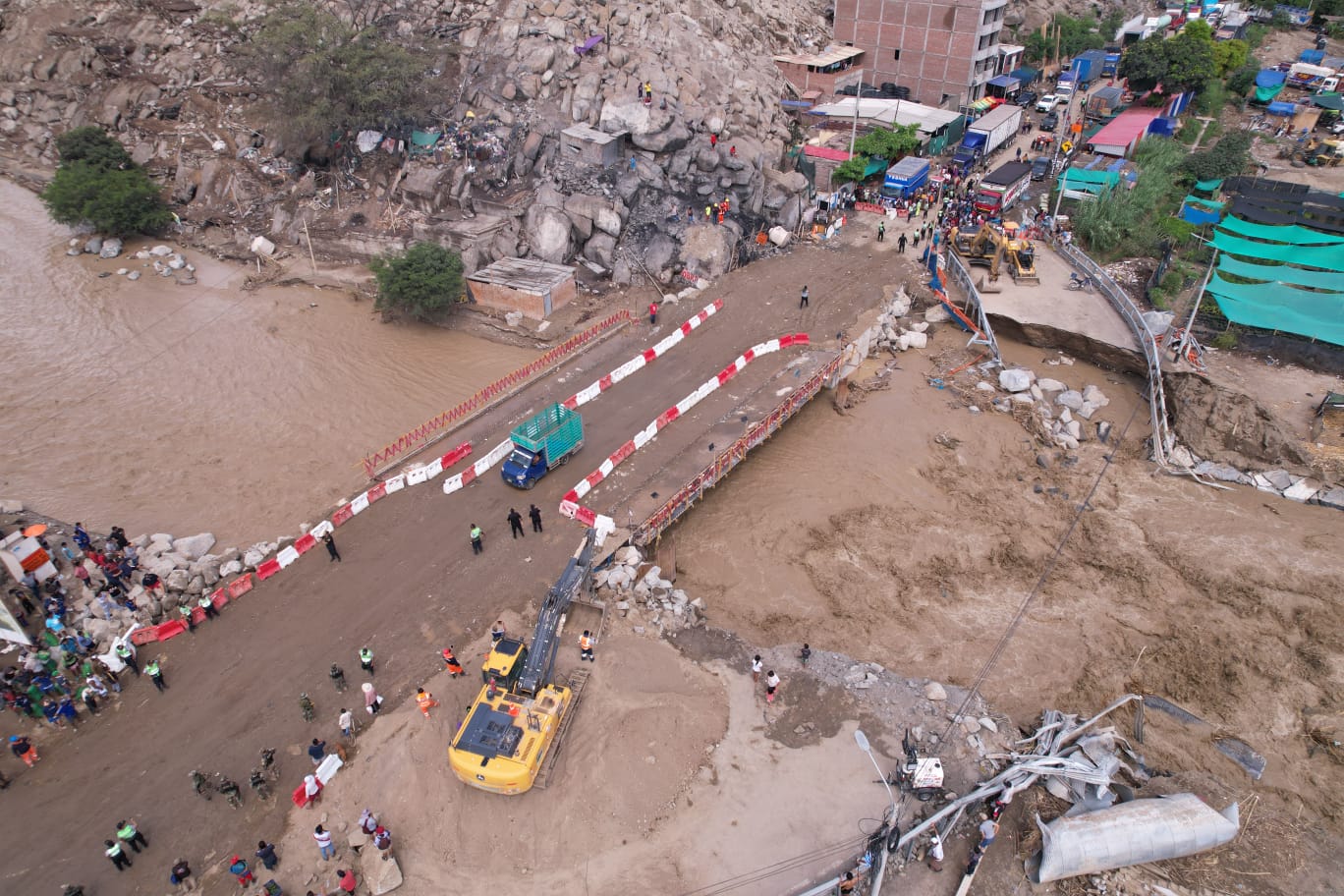Casma: Puente Sechín vuelve a estar operativo tras colapso