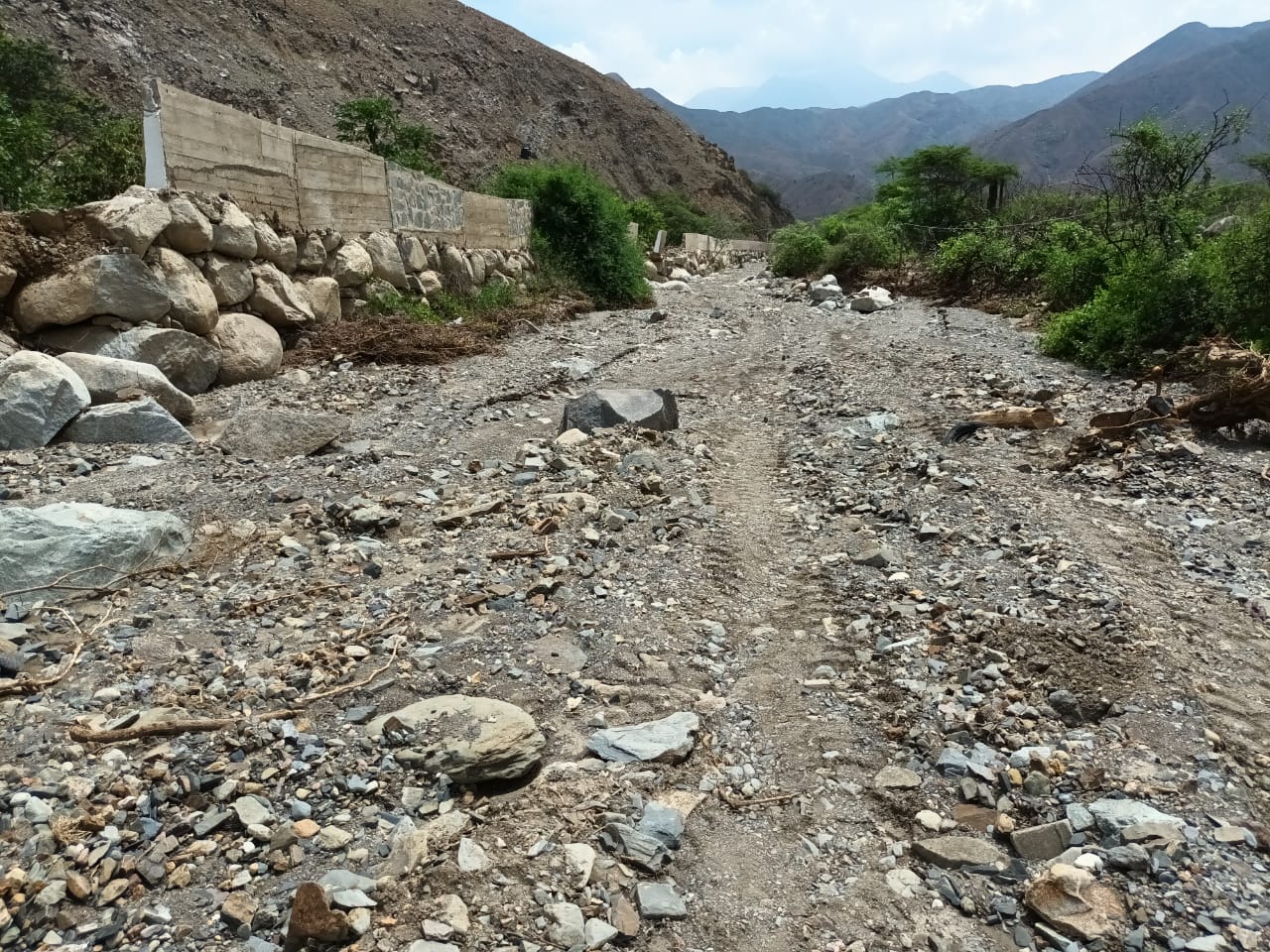 Simbal: carretera y cosechas quedaron destruidos por huaicos