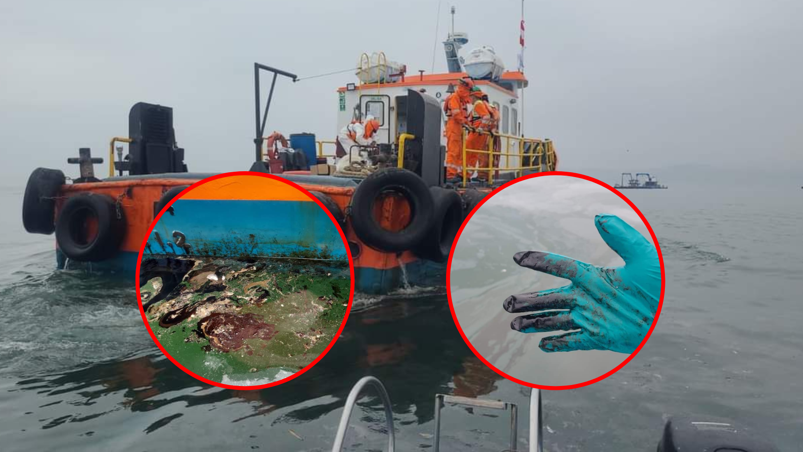 El Callao: OEFA advierte presencia de hidrocarburos en el mar de Ventanilla
