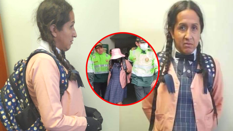 Huancayo: Hombre de 42 años vestido de alumna tenía fotos en diversas I.E.