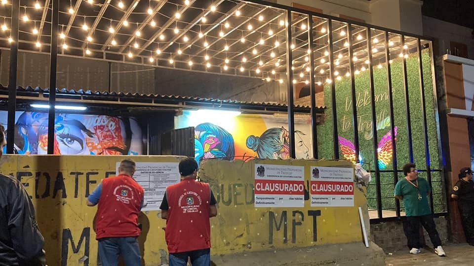 Trujillo: Clausuran discoteca Florida y Mi Facu por ingresar a menores de edad