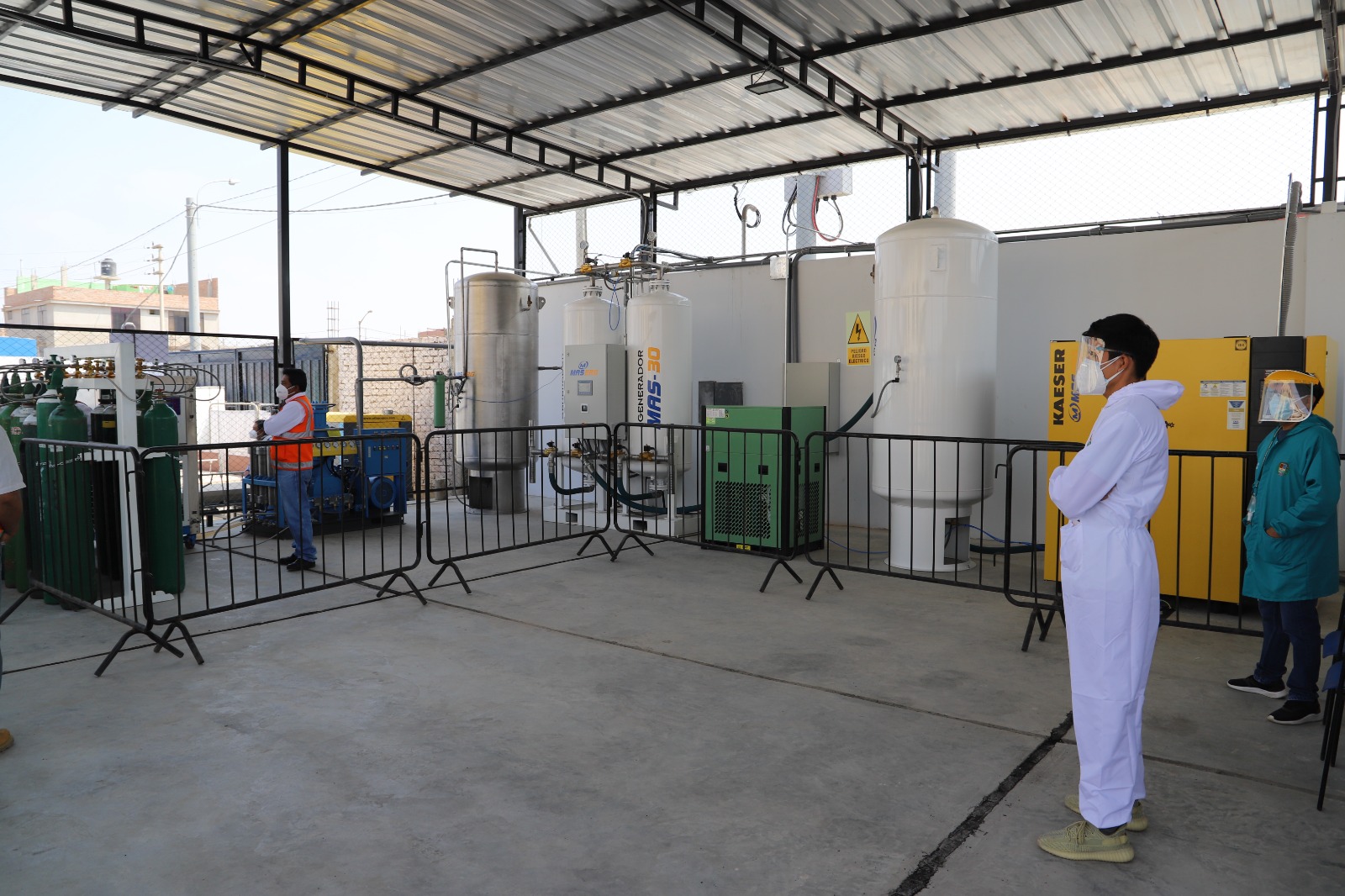 Municipalidad de La Esperanza transfiere planta de oxígeno medicinal al Hospital de Jerusalén