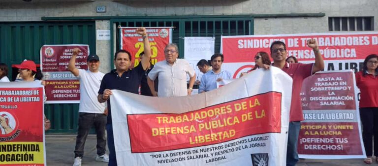 La Libertad: defensores públicos realizan huelga indefinida