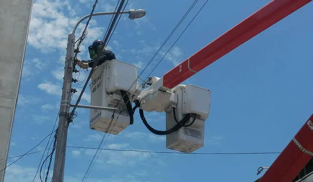 Trujillo: programan cortes de luz en varios distritos
