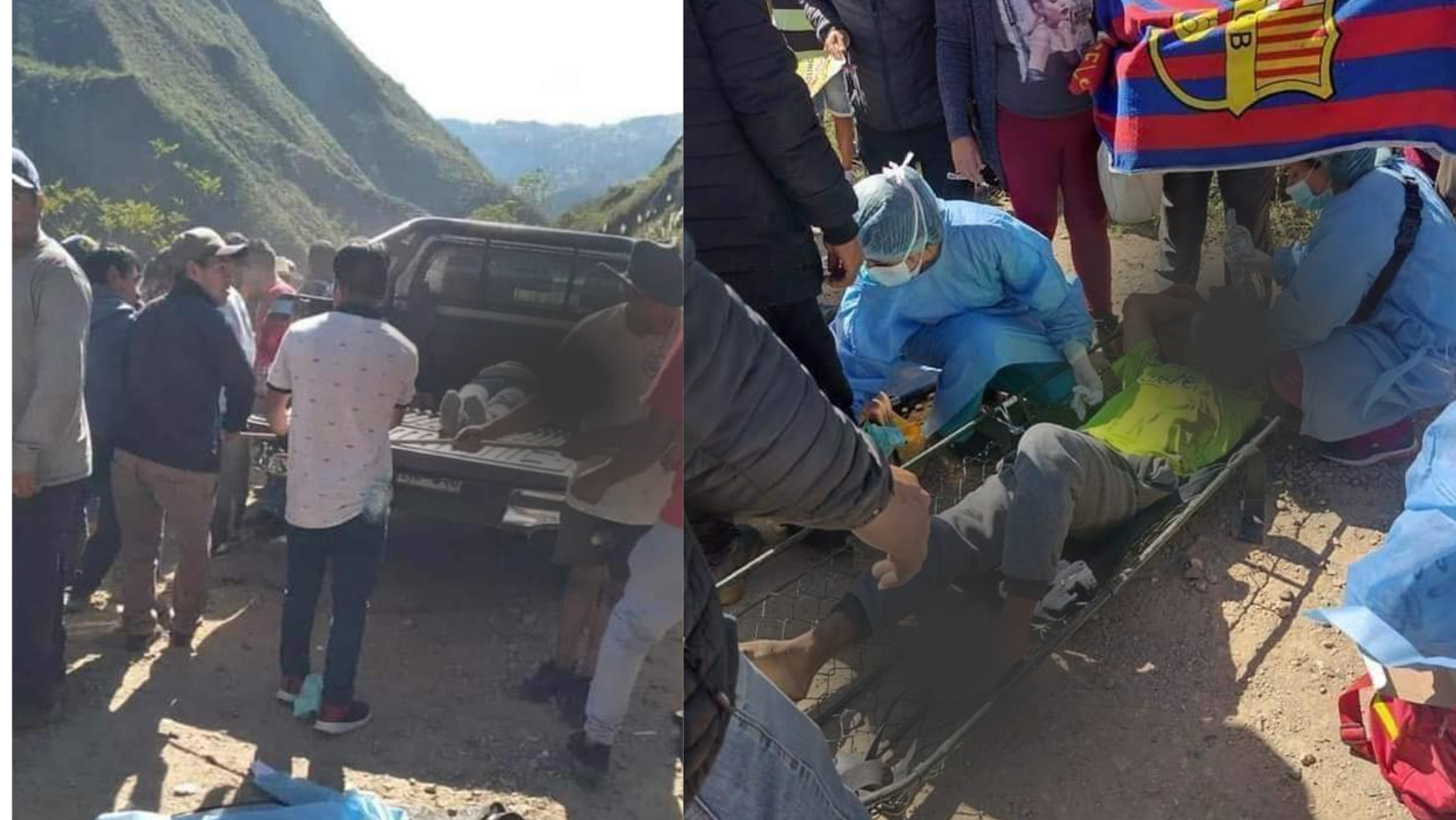 Despiste de combi deja varios muertos y heridos entre La Libertad y Ancash