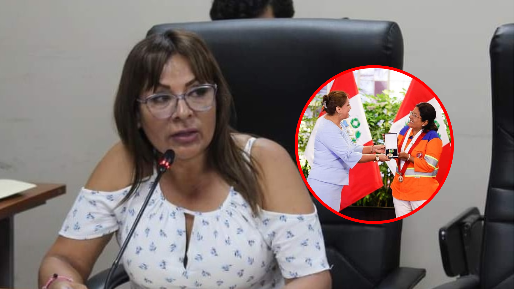 Congresista critica condecoración de Dina Boluarte a Isabel Cortez