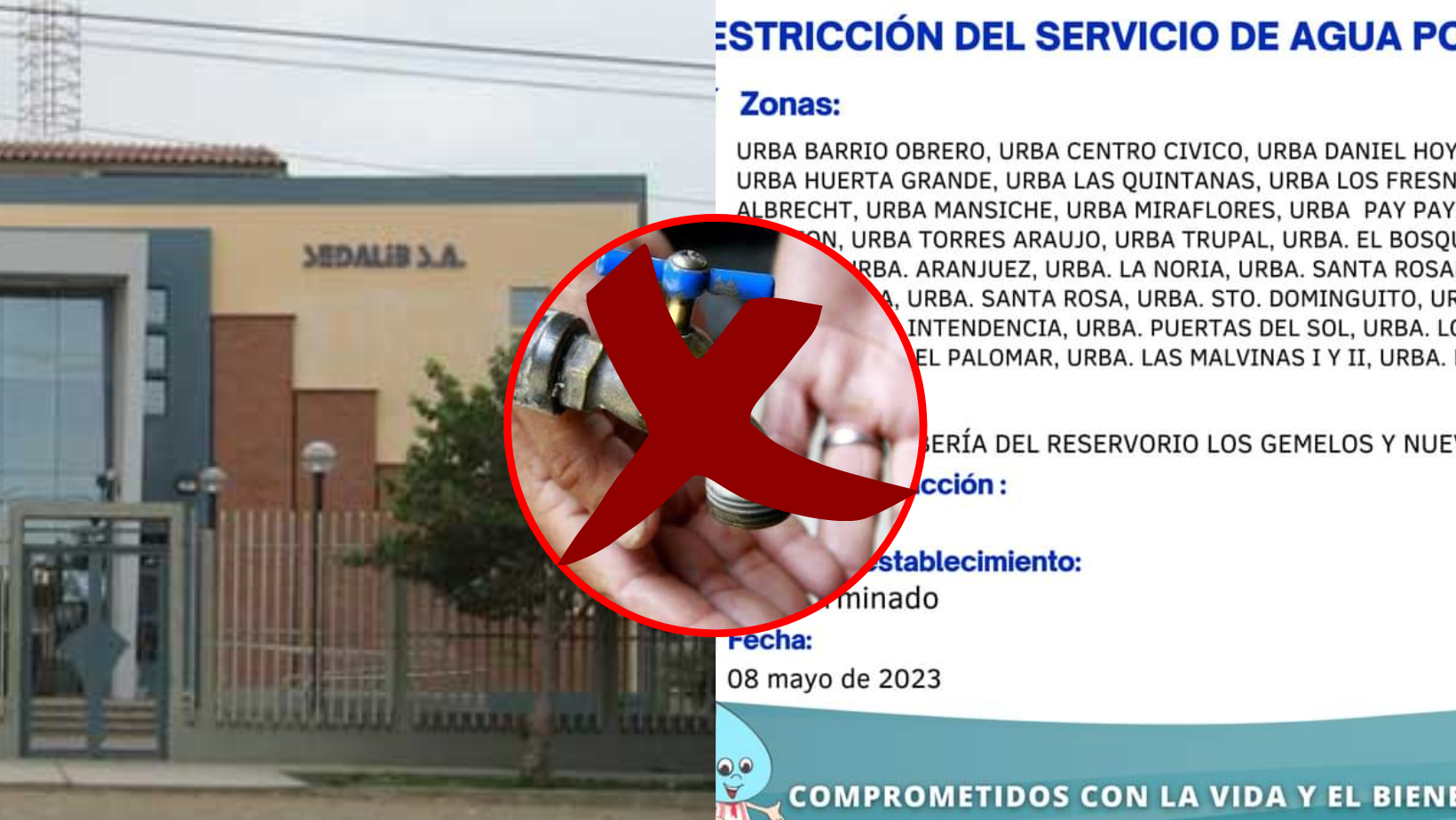 Trujillo: ciudadanos indignados con la empresa del servicio de agua potable tras corte sin previo aviso