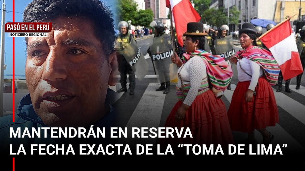 Pasó en el Perú | Puno: Dirigentes mantendrán en reserva la fecha exacta de la “Toma de Lima”