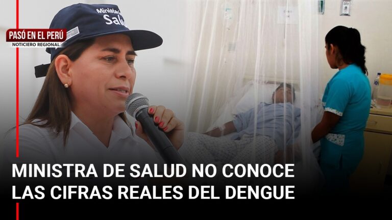Pasó en el Perú | Ministra de Salud no conoce las cifras reales del dengue