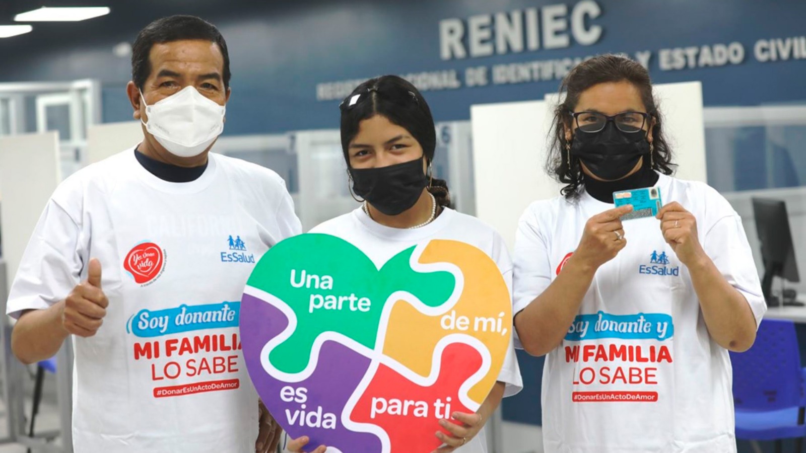 RENIEC: El 70 % de los ayacuchanos son potenciales donantes de órganos
