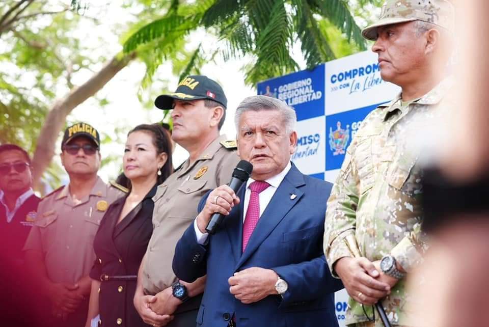 César Acuña sobre la llegada de policías de la Dinoes: "La Libertad será la región más segura del Perú"