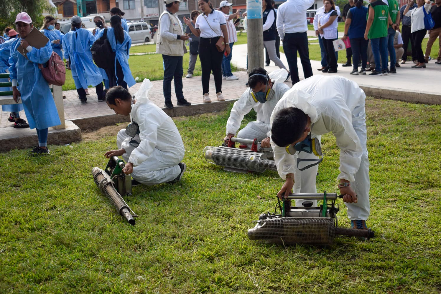 Brigadas fumigarán más de 7 mil viviendas en La Esperanza para combatir el dengue