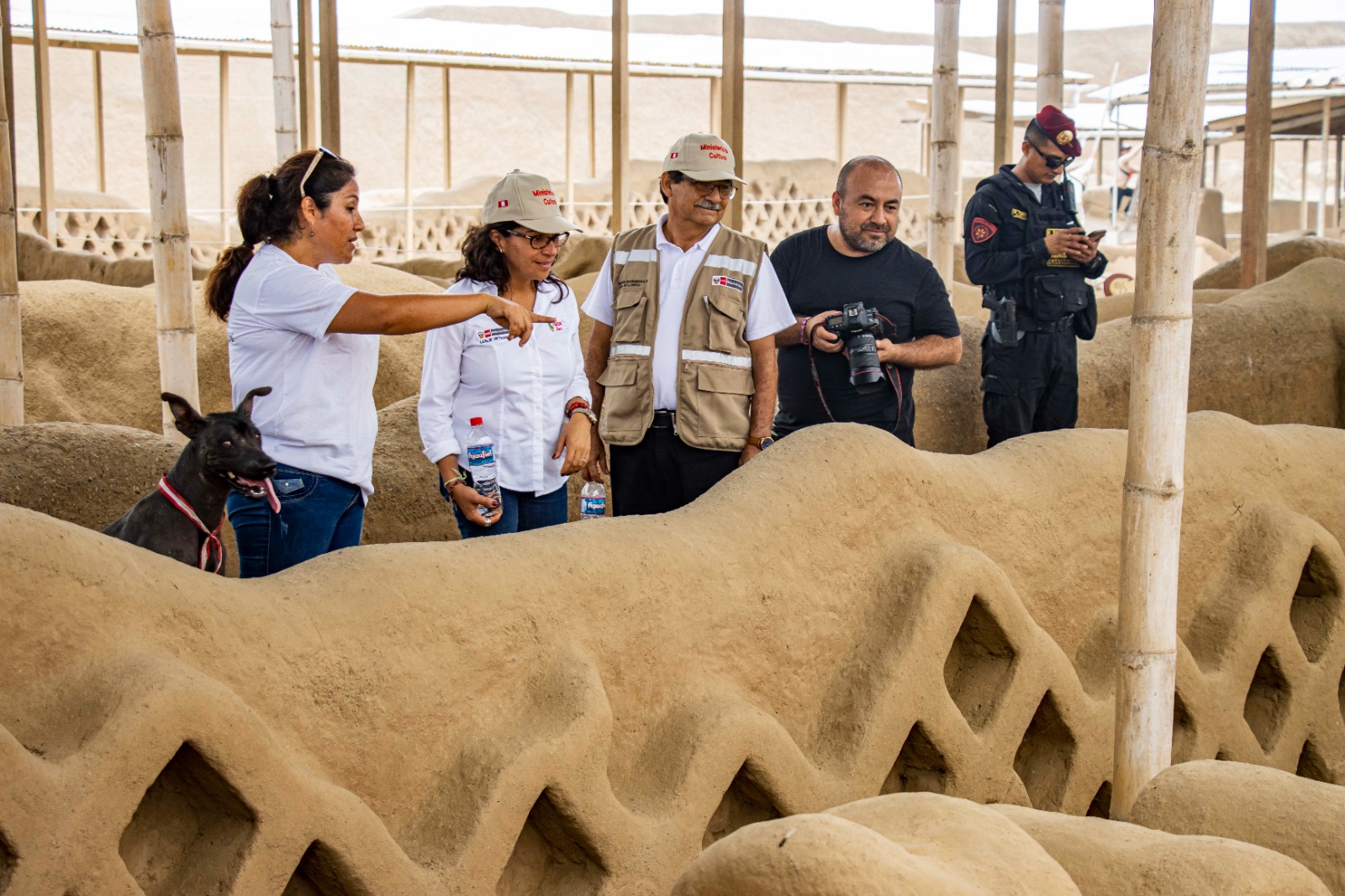 Trujillo: supervisan trabajos del Complejo Arqueológico Chan Chan