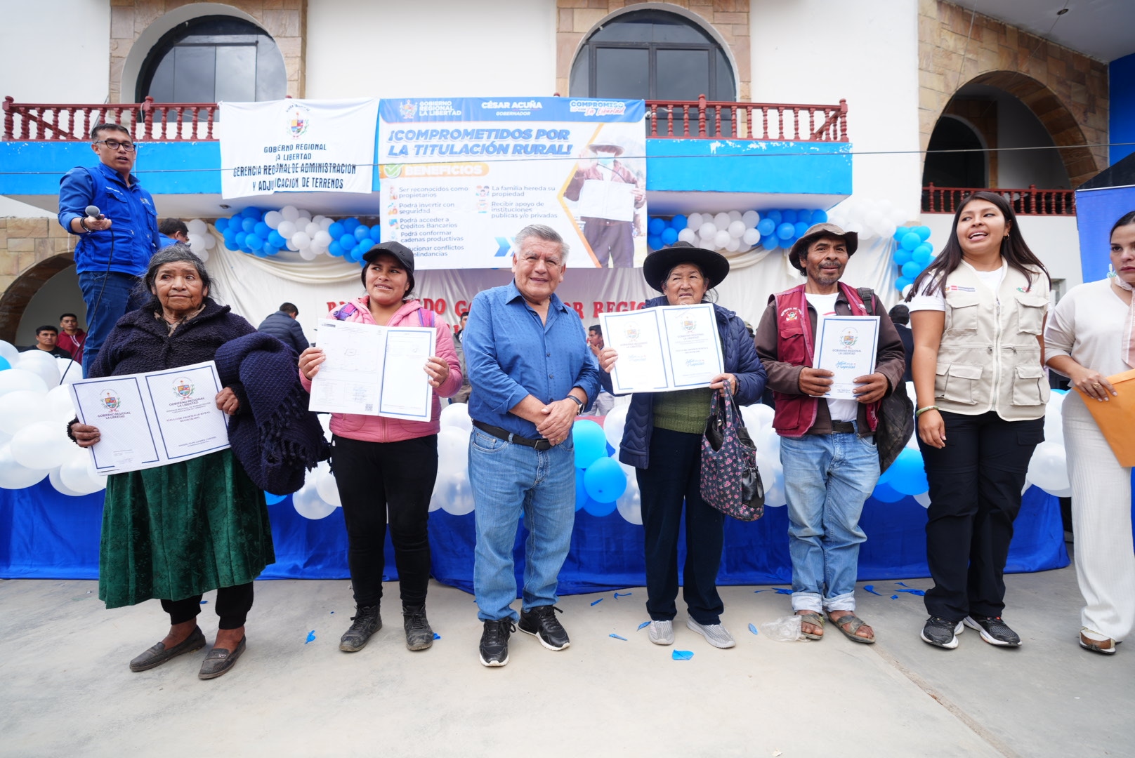La Libertad: entregan títulos de propiedad en Pataz