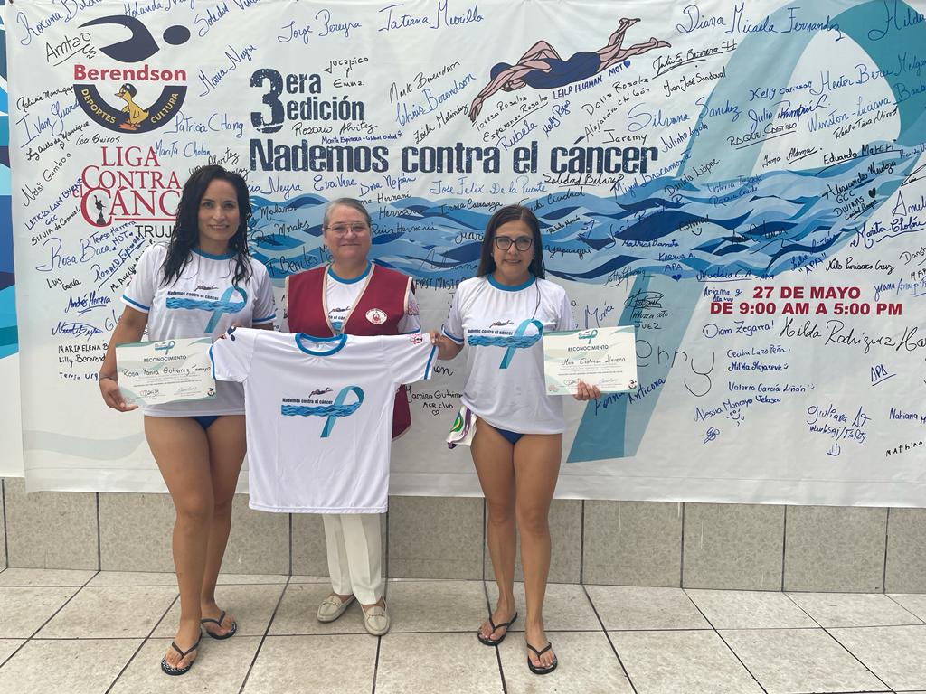 Trujillanos se unen a la campaña "Nademos contra el cáncer" para ayudar a pacientes oncológicos
