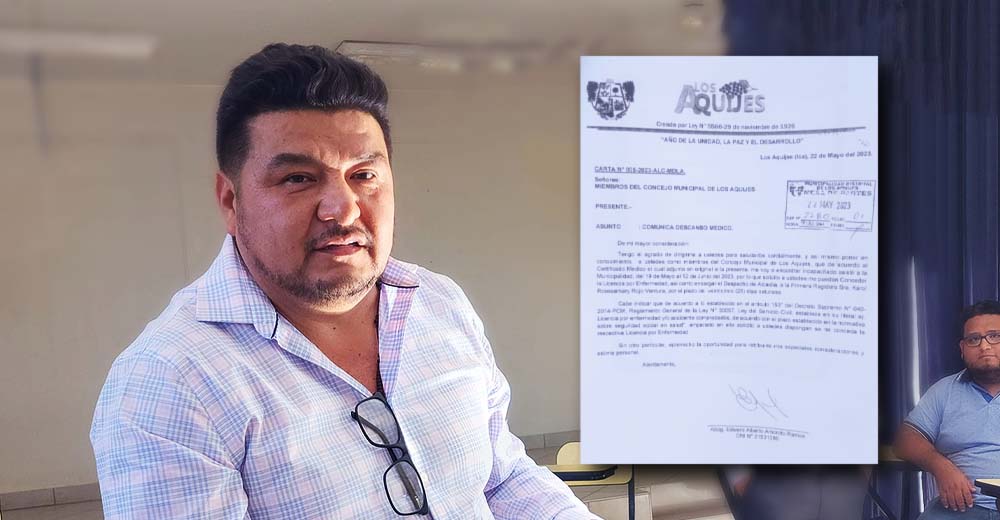 Ica: Prófugo Edward Amoroto pide licencia para seguir en la alcaldía de Los Aquijes