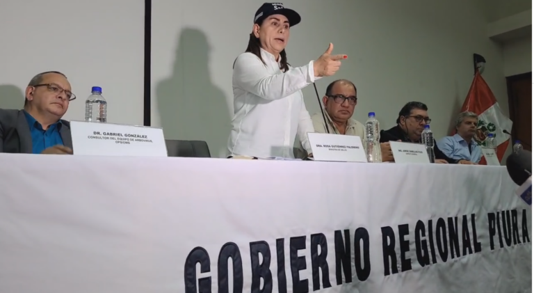 Ministra de Salud desaira a Piura en plena emergencia por dengue