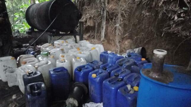 Destruyen laboratorios clandestinos de droga en el valle del Huallaga y el Vraem