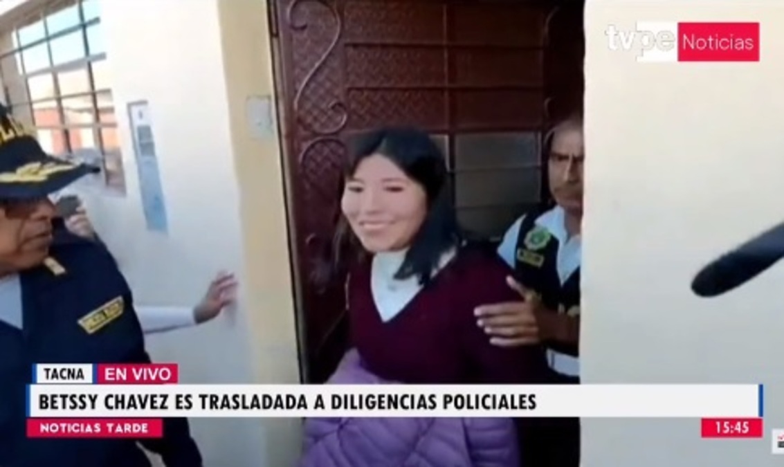 Betssy Chávez es detenida por la Policía en su vivienda en Tacna tras orden judicial