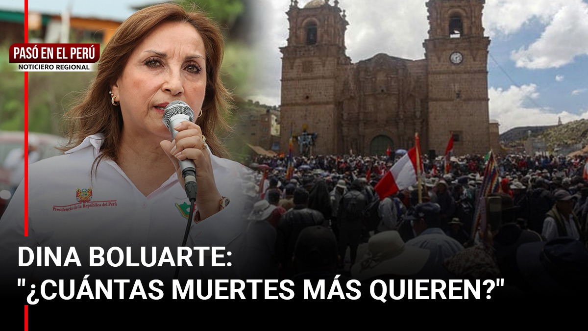 Pasó en el Perú | "¿Cuántas muertes más quieren?": La amenazante declaración de Boluarte desde Piura