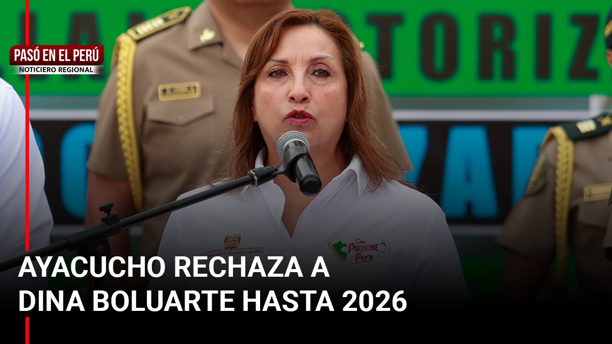 Pasó en el Perú | Ayacucho: Fredepa rechaza anuncio de Dina Boluarte de quedarse hasta 2026