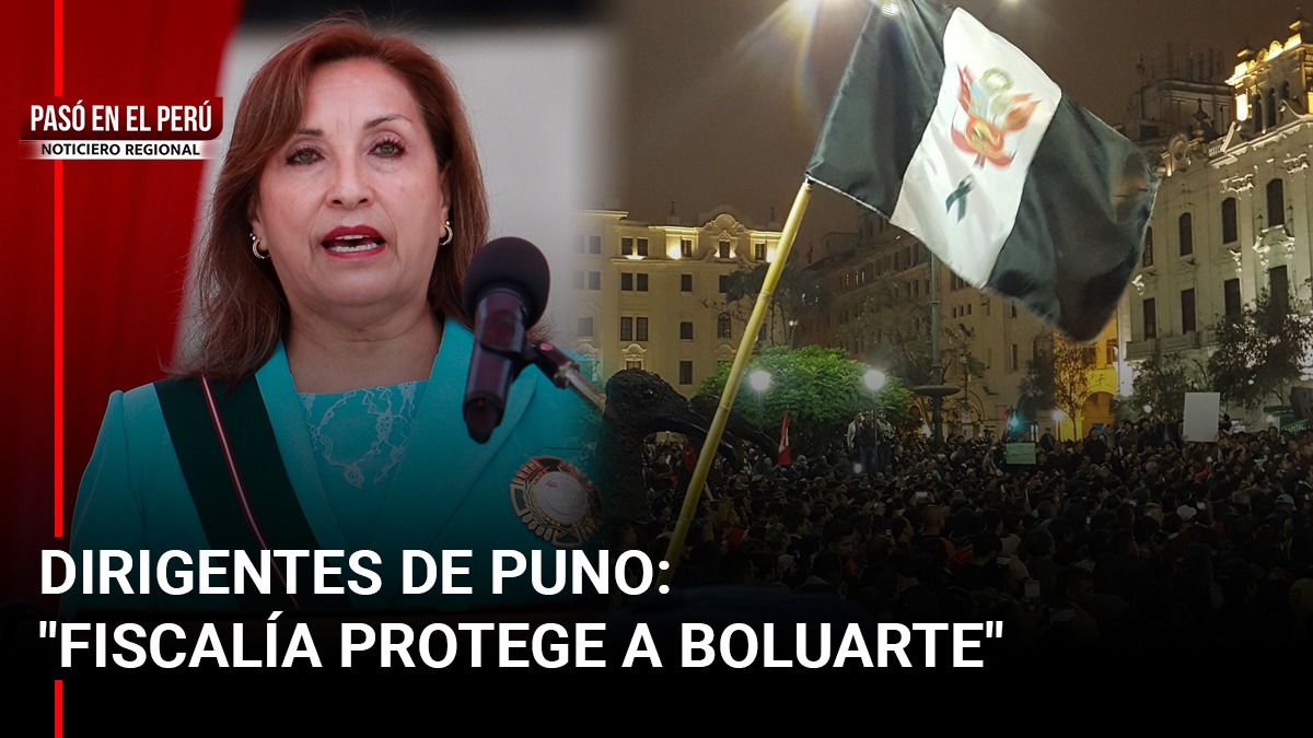 Pasó en el Perú | En Puno acusan a Fiscalía de proteger a Boluarte y en Arequipa se unen a tercera 'Toma de Lima'