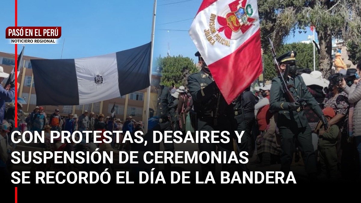 Pasó en el Perú | Día de la Bandera es motivo de nuevas protestas contra el gobierno de Dina Boluarte