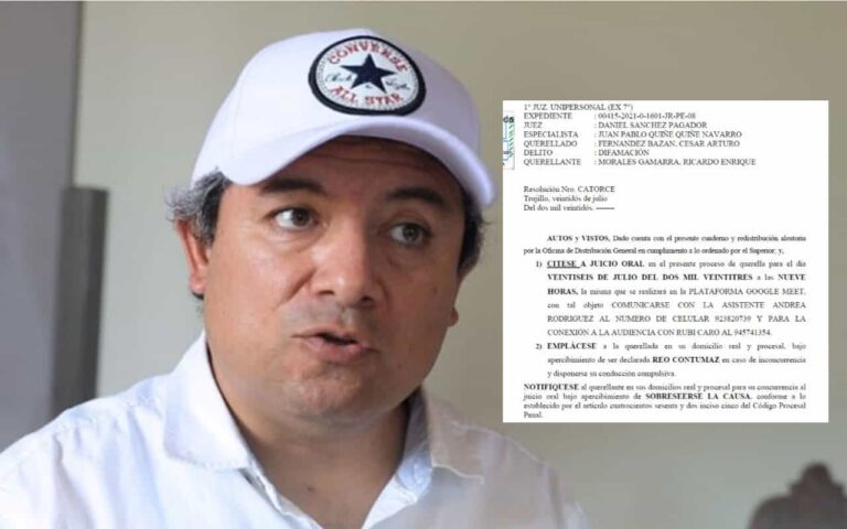 Trujillo: Alcalde Arturo Fernández afrontará otro juicio por difamación agravada en julio
