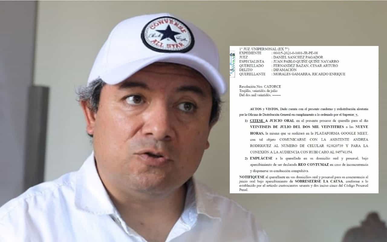 Trujillo: Alcalde Arturo Fernández afrontará otro juicio por difamación agravada en julio