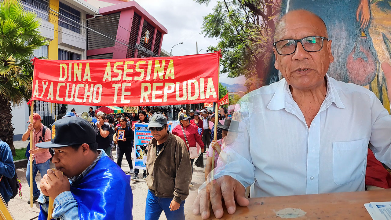 Frente de Defensa de Ayacucho rechaza anuncio de Dina Boluarte de quedarse hasta 2026