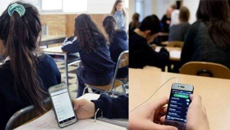 Presentan proyecto de ley para prohibir celulares en los colegios