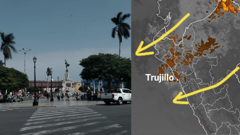 La Libertad: vientos con ligeras precipitaciones continuarán en la madrugada por 36 horas