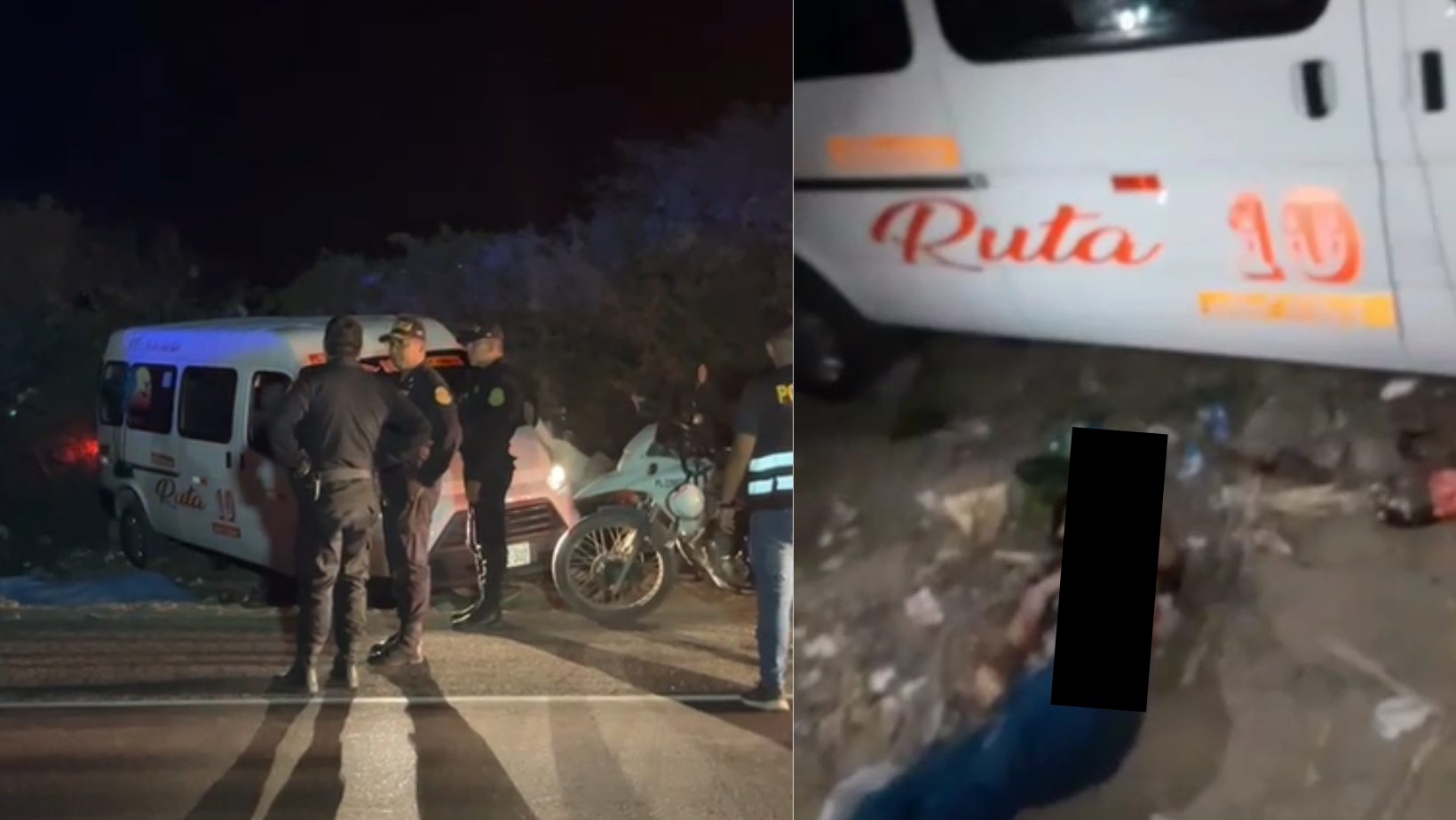 Trujillo: Asesinan a tres personas en Salaverry en un trágico asalto a combi