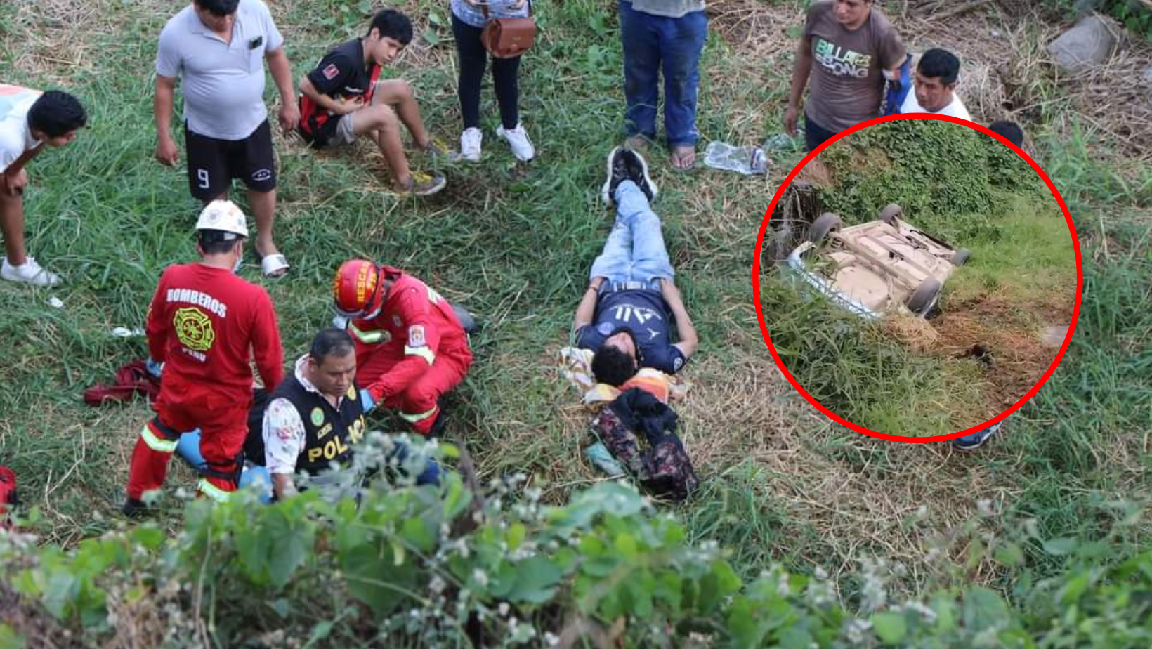 La Libertad: Accidente de tránsito deja cinco personas heridas en Shirán