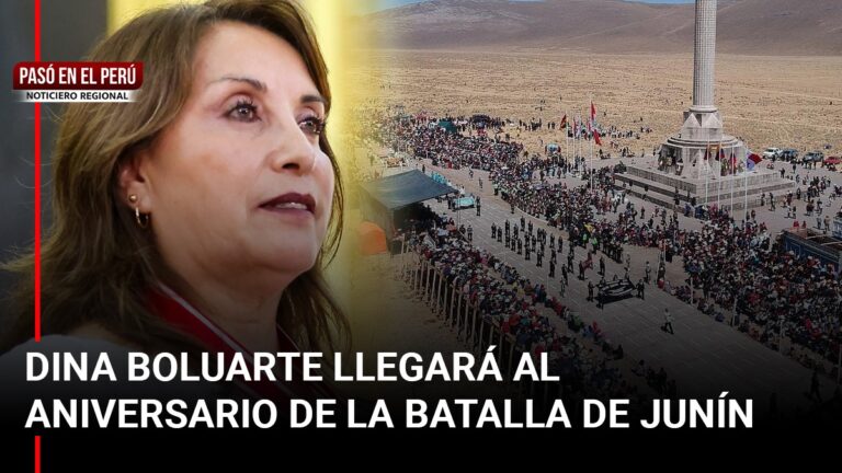 Pasó en el Perú | Gobernador confirma que Dina Boluarte llegará al aniversario de la Batalla de Junín