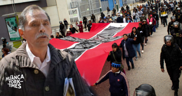 Frente de Defensa de Huancayo rechaza el terruqueo del gobierno a la Toma de Lima