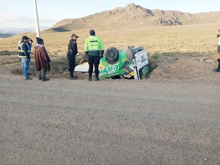 La Libertad: ocho heridos en accidente de tránsito en Santiago de Chuco