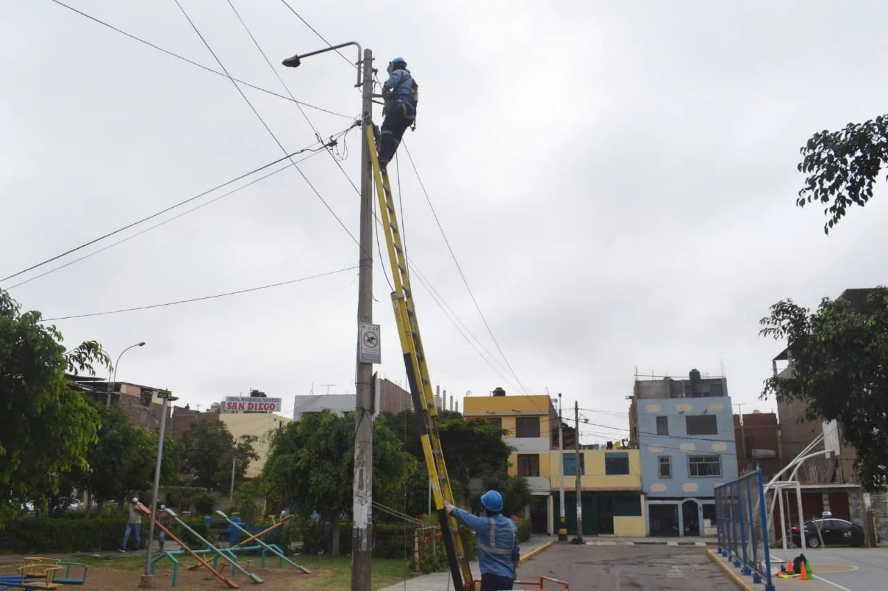 Programan corte de luz en diferentes zonas del distrito de Trujillo