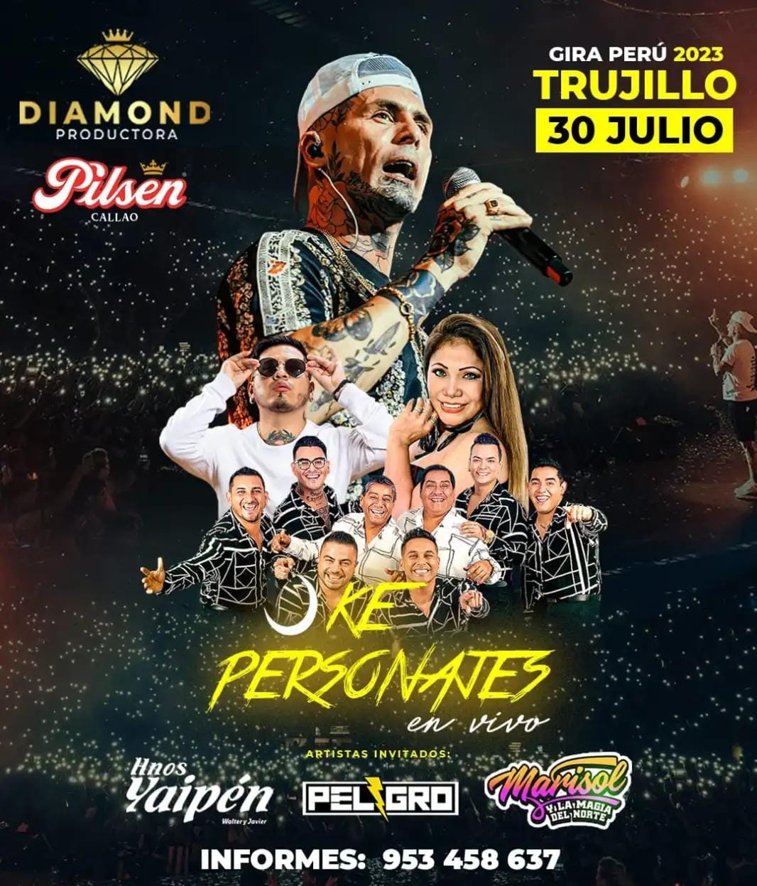 Trujillo: Ke Personajes, Marisol, Hermanos Yaipén y DJ Peligro armarán la fiesta