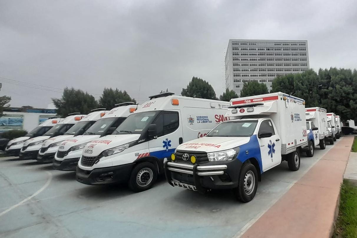 La Libertad: en 20 días entregarán 38 nuevas ambulancias para los centros de salud en la región