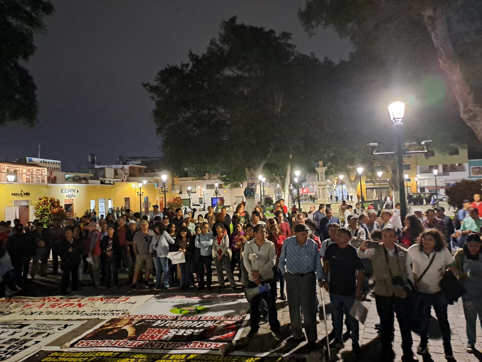 Trujillo: manifestación se realiza en la plazuela El Recreo