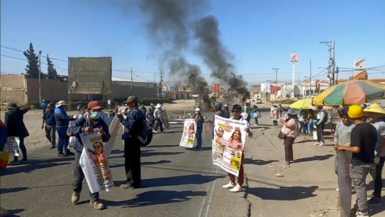 Primer detenido en Arequipa durante jornada de protestas contra Dina Boluarte