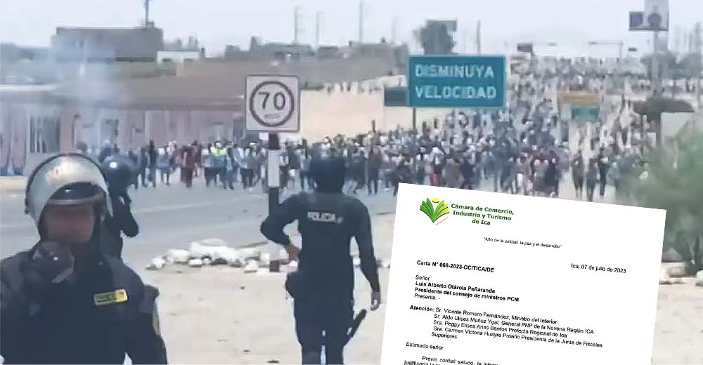 Toma de Lima: Cámara de Comercio de Ica pide a Otárola enviar policías a Barrio Chino