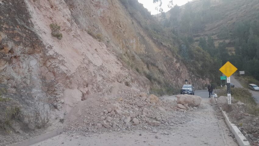 Cusco: Derrumbe impide el acceso al Parque Arqueológico de Tipón
