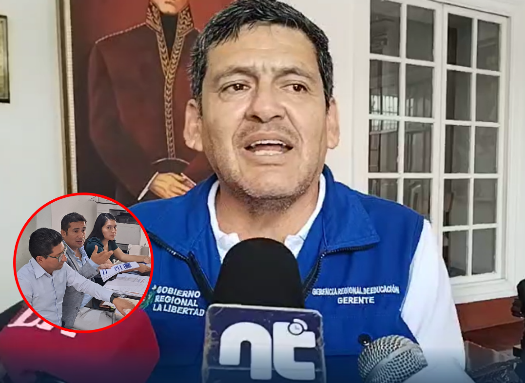 La Libertad: Gerente de Educación Martín Camacho desmiente acusación de consejeros por título falso